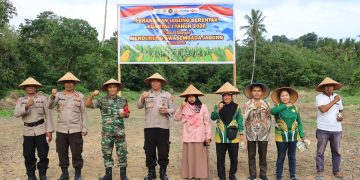 Polres Buru Selatan Laksanakan Penanaman Jagung Serentak Kuartal I Tahun 2026 dalam Rangka Mendukung Swasembada Jagung