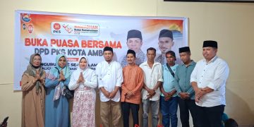 Perkuat Silaturahmi Ramadhan, DPD PKS Kota Ambon dan DPC Se-Kota Ambon Buka Puasa Bersama dan Salurkan Paket Lebaran