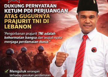 REPDEM Maluku Dukung Pernyataan Ketua Umum PDI Perjuangan atas Gugurnya Prajurit TNI di Lebanon
