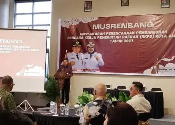 Musrenbang RKPD 2027, Wali Kota Ambon Dorong Kolaborasi Swasta Hadapi Tantangan Fiskal