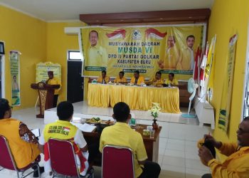 Dinamika Musda VI DPD Golkar Kabupaten Buru Memanas, Skrosing Sepihak Picu Gelombang Protes Peserta