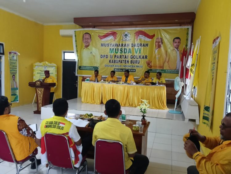 Dinamika Musda VI DPD Golkar Kabupaten Buru Memanas, Skrosing Sepihak Picu Gelombang Protes Peserta