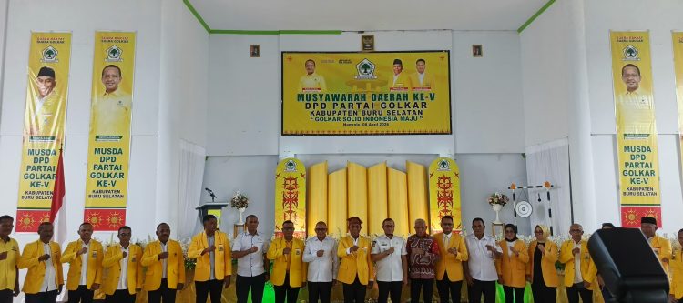 Bupati La Hamidi Hadiri Musda ke-V DPD Partai Golkar Buru Selatan ini Harapannya