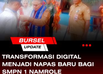 Buka Ujian Sekolah Online di SMPN 1 Namrole, Wabup Buru Selatan Tekankan Integritas
