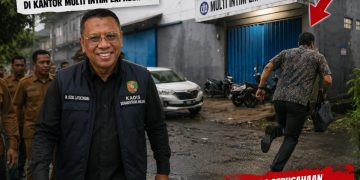 Kadis Disnakertrans Maluku Pimpin Turun Langsung Lapangan, Johanis Tatuhaey yang Juga Pemilik SPBU Waeyame Kabur Tinggalkan Kantor