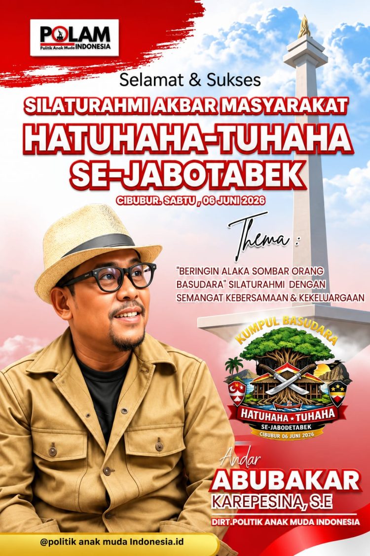 Direktur POLAM-Indonesia, Abubakar Karepesina Ajak Basudara Hatuhaha–Tuhaha Rawat Persaudaraan di Tanah Rantau