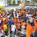 Jelang Piala Dunia, Lapangan Merdeka Dipadati Warga dalam Kegiatan Ambon Colour Fun Walk