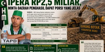 HMI Namlea Hitung Potensi IPERA Rp2,514 Miliar ; Minta Transparansi Daerah Penghasil Dapat Porsi yang Jelas