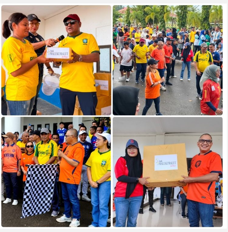 KONI dan Pemda Buru Selatan Gelar Jalan Sehat Sambut Piala Dunia 2026