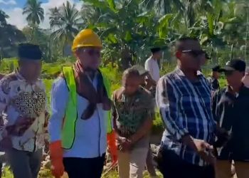 Bupati Buru Selatan Letakkan Batu Pertama Pembangunan SMP Negeri Satap 06 Namrole