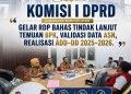 Komisi I DPRD Kabupaten Buru Selatan Gelar RDP Bahas Tindak Lanjut Temuan BPK, Validasi Data ASN, Realisasi ADD-DD 2025–2026