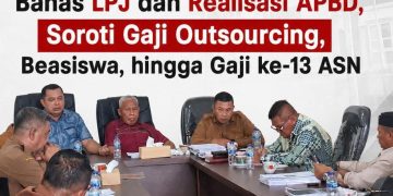 DPRD Bursel Bahas LPJ dan Realisasi APBD, soroti Gaji Outsoucing, Beasiswa hingga Gaji ke-13 ASN