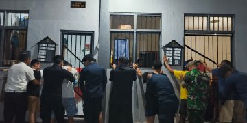 Lapas Wahai Gandeng Koramil Gelar Penggeledahan Mendadak Blok Hunian