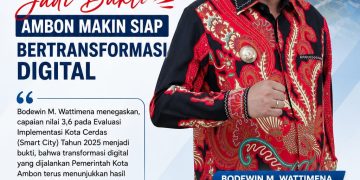 Wali Kota: Prestasi Smart City Jadi Bukti Ambon Makin Siap Bertransformasi Digital