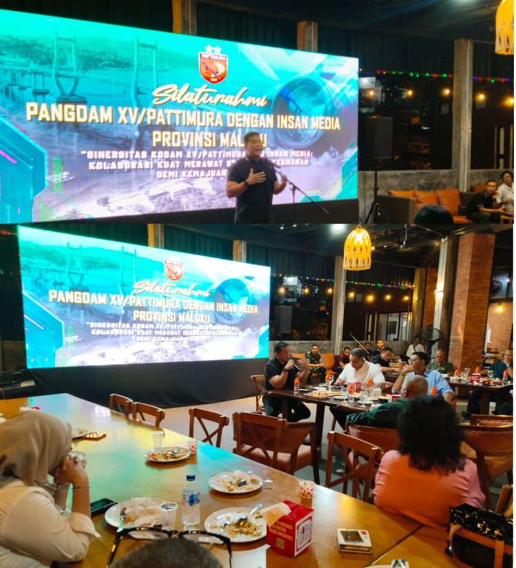Silaturahmi Pangdam XV/Pattimura Bersama Insan Pers: Gunung Botak Kini Kondusif, Blok Masela Siap Ground Breaking, Pariwisata MBD Jadi Perhatian