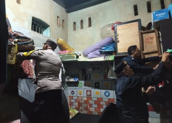 Lapas Wahai dan Polsek Gelar Razia Gabungan Kamar Hunian Warga Binaan