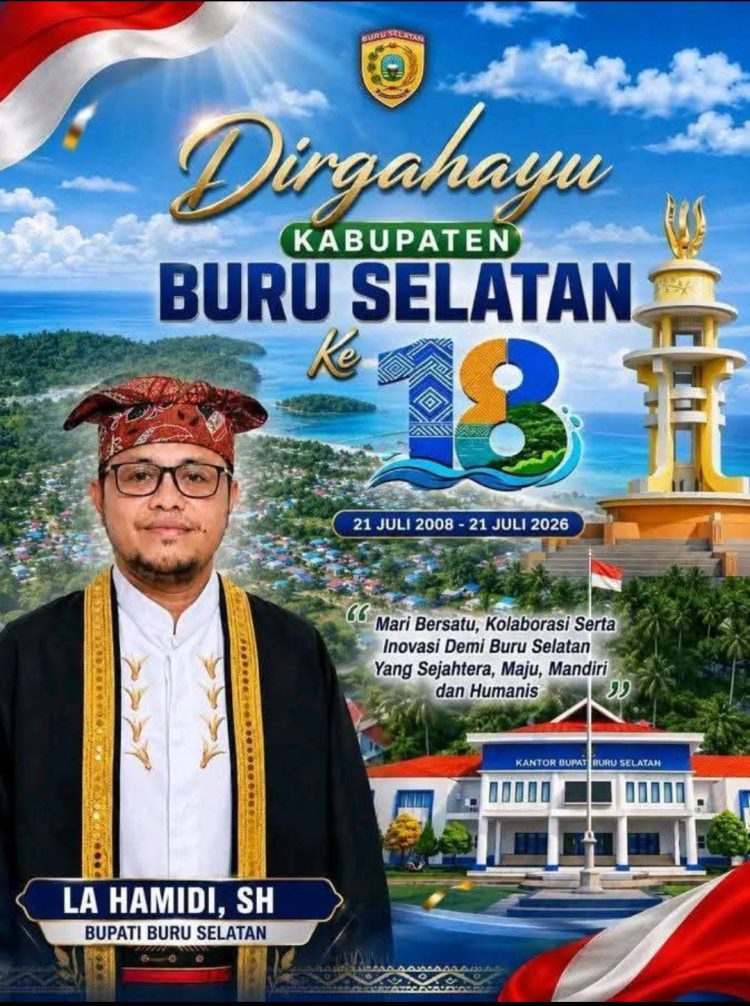 Bupati La Hamidi Optimistis Hilirisasi Ubi Kayu Jadi Motor Baru Ekonomi Buru Selatan