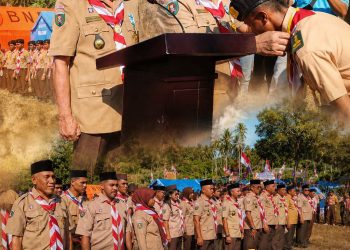 Wabup Buru Selatan Buka PERDIKTANKAR Pramuka, Perkuat Karakter Generasi Muda