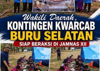 Wakili Daerah, Kontingen Kwarcab Buru Selatan Siap Beraksi di Jamnas XII 2026