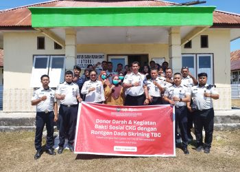 Wujud Kepedulian Nyata, Lapas Namlea Gandeng RSUD Namlea Gelar Bakti Sosial Donor Darah Jelang HUT Ke-81 RI