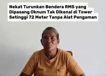 Lepas Bendera RMS Berkibar, Seorang Ibu di Aboru Nekat Panjat Tower 72 Meter