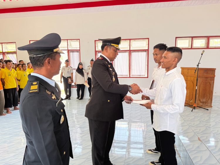 104 Warga Binaan Lapas Namlea Terima Remisi Umum, 1 Langsung Bebas