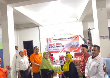 Tak Sekadar Bicara, PKS Maluku Turun Langsung Bantu Korban Kebakaran Batu Merah, Saadia Uluputty Datangi Posko Pengungsian