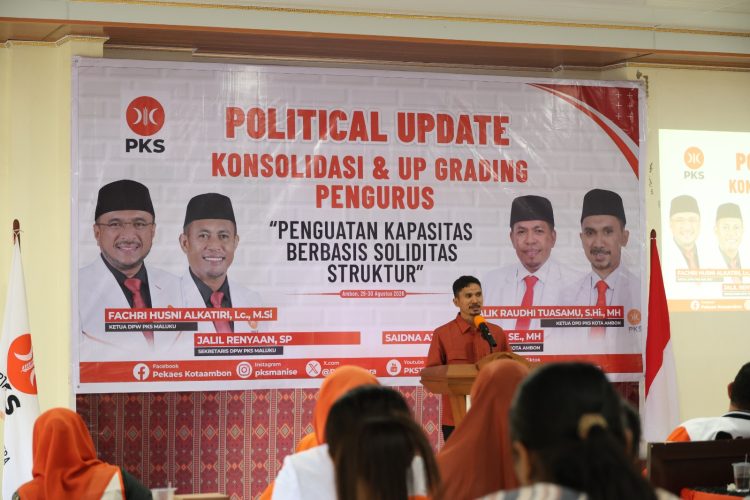 PKS Kota Ambon “Panaskan Mesin” Organisasi, Fachri Alkatiri Tegaskan: Struktur Harus Solid, Kader Wajib Bergerak