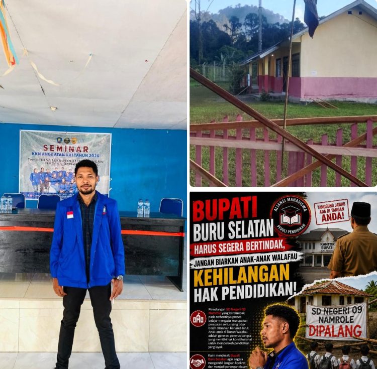 Ismail Umasugi Desak Dinas Pendidikan Buru Selatan Segera Selesaikan Pemalangan SD Negeri 09 Namrole