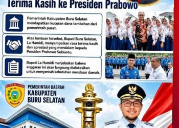Pemkab Buru Selatan Dapat Tambahan Transfer Rp80,6 Miliar dari Pusat