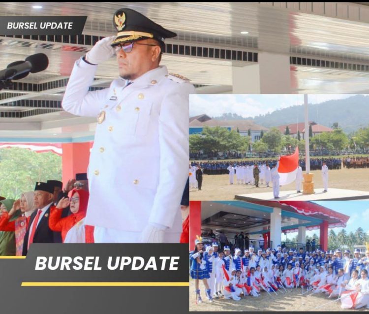 Bupati La Hamidi Pimpin Upacara HUT ke-81 RI di Buru Selatan, Semangat Kemerdekaan Terpancar dari Namrole