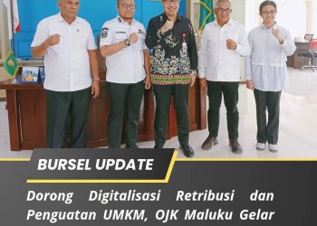 Dorong Digitalisasi Retribusi dan Penguatan UMKM, OJK Maluku Gelar Audiensi dengan Bupati Buru Selatan