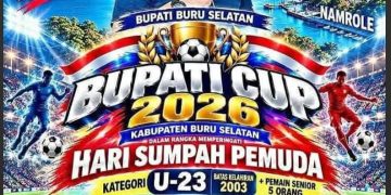 Bupati Cup 2026 Buru Selatan Segera Digelar, 24 Tim U-23 Bakal Bersaing di Namrole
