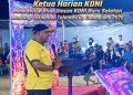 Ketua Harian KONI Buru Selatan Sami Latbual Resmi Tutup Turnamen Talenta Cup Champions 2026 di Desa Labuang