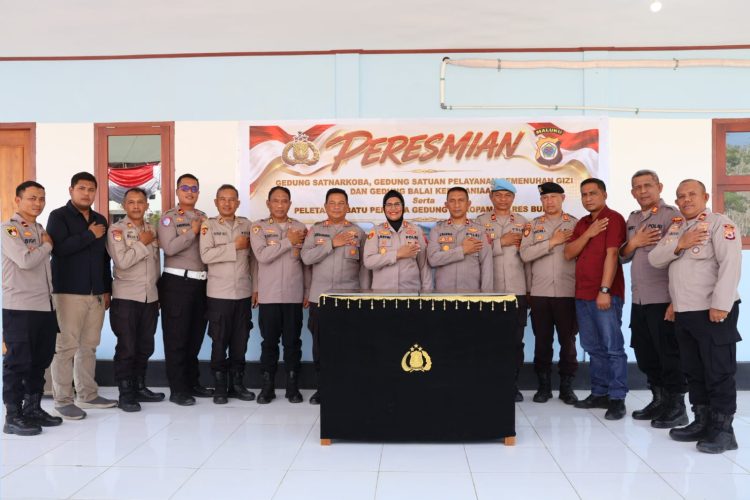 Polres Buru Resmikan Sejumlah Gedung Baru, Perkuat Pelayanan dan Pengabdian kepada Masyarakat