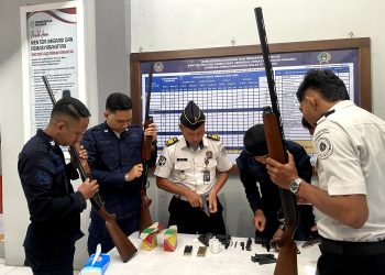 Optimalkan Sarpras Pengamanan, Lapas Namlea Lakukan Pemeliharaan Senpi