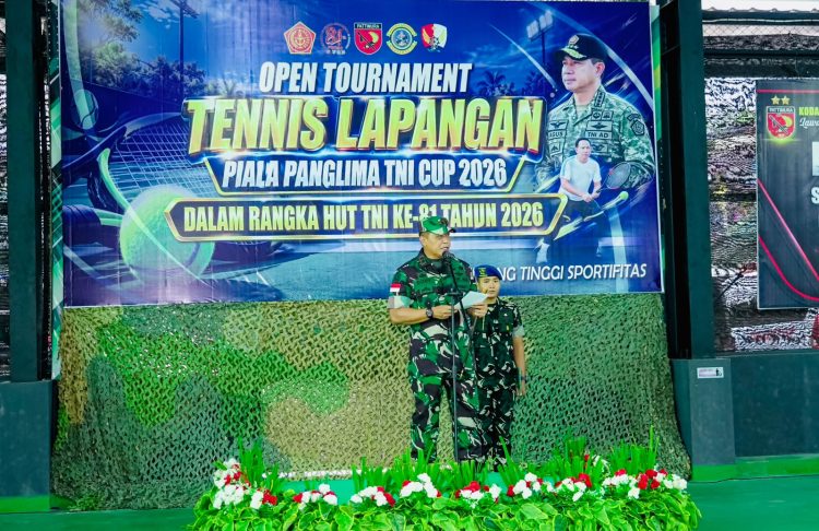 Gebrakan HUT ke-81 TNI: Ambon Jadi Tuan Rumah Kejuaraan Tenis Lapangan Panglima TNI Cup