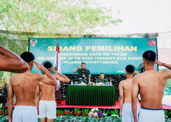 Menuju Prajurit Berkualitas, Pangdam XV/Pattimura Tegaskan Pentingnya Seleksi Transparan dan Akuntabel