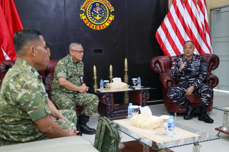 Kodaeral IX Perkuat Akuntabilitas BMN, Terima Kunjungan Tim Itjen Kemhan RI