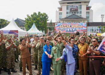 Kodaeral IX Ramaikan Bazar HUT ke-81 TNI, Hadirkan Kebutuhan Pokok Harga Terjangkau