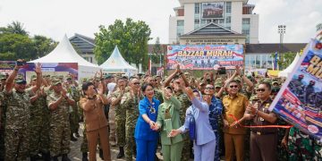 Kodaeral IX Ramaikan Bazar HUT ke-81 TNI, Hadirkan Kebutuhan Pokok Harga Terjangkau