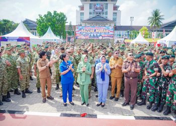 TNI Hadir Membawa Manfaat Ekonomi, Bazar Murah Semarakkan HUT ke-81