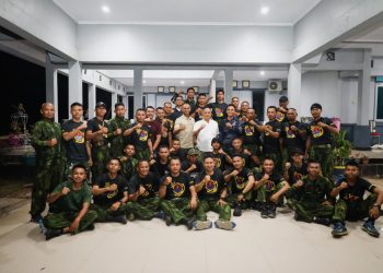 Doa Bersama, Dankodaeral IX Beri Penguatan Moril Prajurit Yonif 3 Marinir Jelang Tugas Pamtas RI-PNG