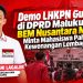 Demo LHKPN Gubernur di DPRD Maluku, BEM Nusantara Minta Masa Aksi Pahami Kewenangan Lembaga