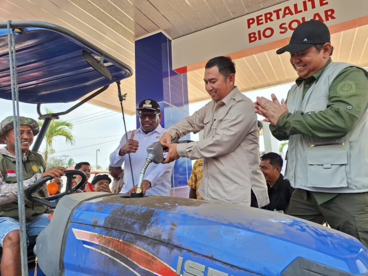 Dukung Swasembada Pangan Nasional, SPBU Tanah Miring di Merauke Resmi Ditunjuk sebagai SPBU Khusus Petani