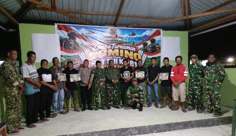 Turnamen Domino Piala Panglima TNI Resmi Ditutup, Juara Terima Hadiah
