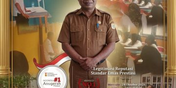 Kadis Pendidikan Buru Selatan Momin Tomanussa Ditetapkan sebagai Penerima Anugerah Prestasi Indonesia