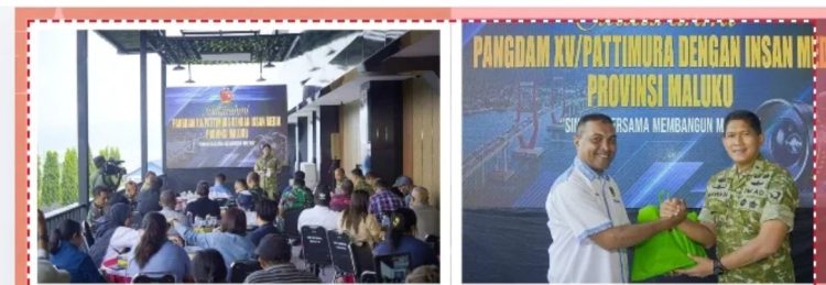 Sinergi TNI dan Media Diperkuat, Kodam Pattimura Dorong Informasi yang Mencerdaskan