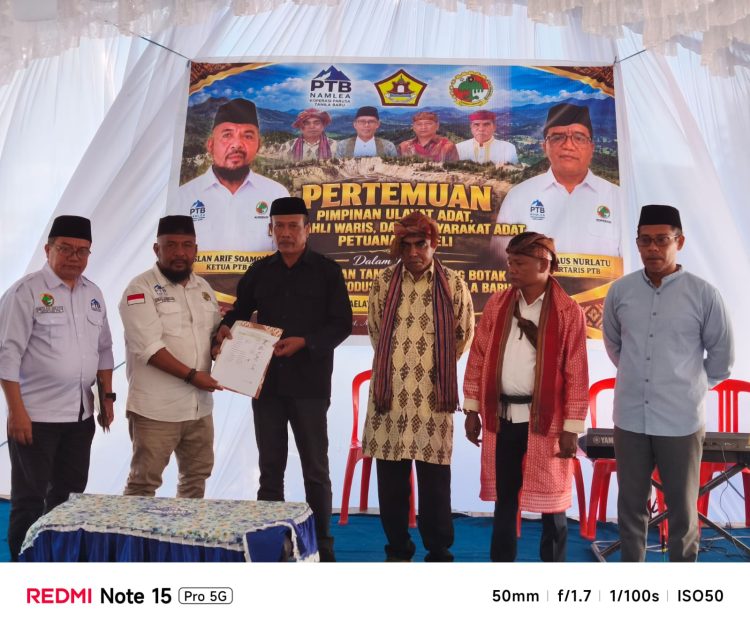 Ahli Waris Serahkan Dukungan Hak Ulayat kepada Koperasi PTB, Pembukaan Tambang Gunung Botak Makin Tegas