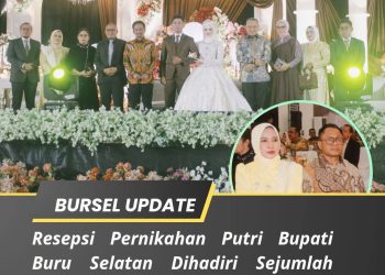 Sejumlah Kepala Daerah Hadiri Resepsi Pernikahan Putri Bupati Bursel La Hamidi di Namrole